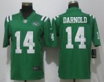 Nike New York Jets #14 Sam Darnold Green Color Rush Limited Jersey-ZH