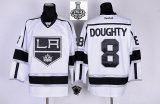 2014 stanley cup Los Angeles Kings 8 Drew Doughty White NHL Jersey