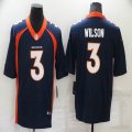 Denver Broncos #3 Russell Wilson Nike blue Color Rush Limited Jersey-BD