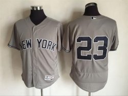 New York Yankees #23 gray Flexbase Authentic Collection Jersey