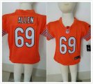 Nike Chicago Bears 69 Jared Allen orange nfl children jersey