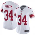 Women Giants #34 Shane Vereen Nike white Color Rush Limited Jersey