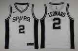 Nike San Antonio Spurs #2 Kawhi Leonard white basketball jersey-LT