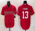 Nike Buccaneers #13 Mike Evans red baseball Joint name -BD