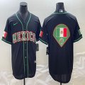 2023 World Cup Mexico blank black new majestic MLB baseball Jerseys-BD 24