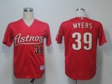 Houston Astros 39 Myers Red MLB Jerseys