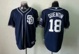 San Diego Padres QUENTIN 18 blue MLB jersey