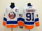 Reebok New York Islanders John Tavares #91 White hockey Jersey