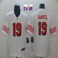 Men Nike 49ers #19 Deebo Samuel throwback white Color Rush Limited Jersey