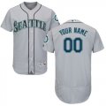 Custom Seattle Mariners gray Flexbase Authentic Collection Jersey