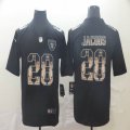 Nike Oakland Raiders #28 Josh Jacobs black Nike Color Rush Limited Jersey Goddess Fashion Edition