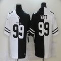 Houston Texans Houston Texans #99 J.J. Watt black white Split Color Rush Limited Jersey-BD