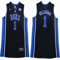 Duke Blue Devils #1 Zion Williamson black College Basketball Jersey-HJ