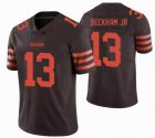 Cleveland Browns #13 Odell Beckham Jr brown Nike Color Rush Limited Jerseys-BD