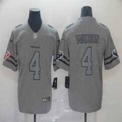 Houston Texans #4 Deshaun Watson Hemp grey Nike Color Rush Limited Jersey