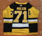 Adidas Pittsburgh Penguins #71 Malkin Black NHL Jerseys C patch