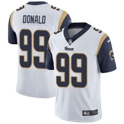 Youth Nike Rams #99 Aaron Donald white Color Rush Limited Jersey