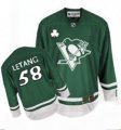 Pittsburgh Penguins #58 LETANG green NHL Jerseys