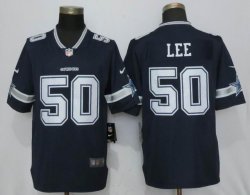 Nike Dallas cowboys 50 Lee dark blue color Rush Limited Jersey