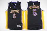 Los Angeles Lakers #6 Jordan Clarkson black nba jersey