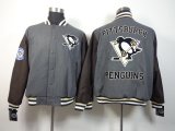 Pittsburgh Penguins gray hockey Stitched Jackets