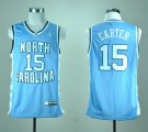 North Carolina Tar Heels Vince Carter 15 Blue College Basketball Jersey