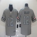 Nike Patriots #12 Tom Brady Hemp grey Nike Color Rush Limited Jersey