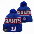 2024 New York Giants blue white NFL Sports Cuffed Knit Hats 02