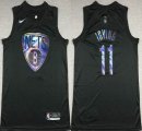 Nike Brooklyn Nets #11 Kyrie Irving black NBA basketball Jersey -XD