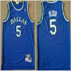 Dallas Mavericks #5 blue Throwback nba jerseys-XD