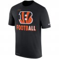 Cincinnati Bengals Nike Sideline Legend Football Performance T-Shirt - Black