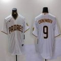 Nike San Diego Padres #9 Jake Cronenworth white MLB baseball jerseys-BD