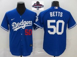 2024 World Series Champions Nike Los Angeles Dodgers Mookie Betts black majestic baseball Jersey-LT