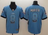 Nike Titans #8 Marcus Mariota Skyblue drift Color Rush Limited Jersey -BD