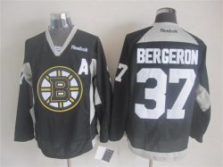 2015 reebok Boston Bruins #37 Patrice Bergeron black Ice hockey Jersey A patch