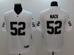 Nike Oakland Raiders 52 Khalil Mack white Color Rush Limited Jersey