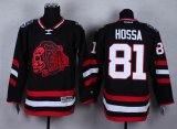 Chicago Blackhawks Marian Hossa #81 black Ice Hockey jersey