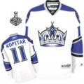 2014 stanley cup NHL Los Angeles Kings #11 Anze Kopitar White Jersey