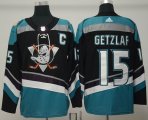 Adidas Anaheim ducks #15 Ryan Getzlaf black hockey jerseys