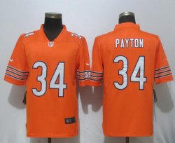 Nike Chicago Bears #34 Walter Payton orange Color Rush Limited Jerseys