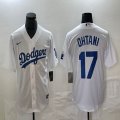 Los Angeles Dodgers #17 Shohei Ohtani Nike White Home Replica Player Jersey