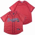 Nike Atlanta Braves red blank Flexbase Authentic Collection Jersey