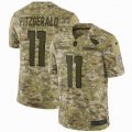 Cardinals #11 Larry Fitzgerald Nike Camo Salute to Service Retired Player Limited Jersey