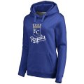 Kansas City Royals Women's Team Color Primary Logo Pullover Hoodie - Royal