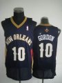 new orleans pelicans GORDON 10 dark blue NBA jersey