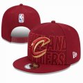 2023 Cleveland Cavaliers red NBA Snapback Hats