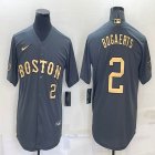 2022 MLB All-Star Boston Red Sox Nike #2 Xander Bogaerts gray majestic baseball jerseys 01