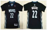 Minnesota Timberwolves Andrew Wiggins 22 black nba shorts jersey