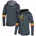 Custom Adidas Vegas Golden Knights gray personality Ice Hockey Hooded Sweatshirt