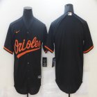 Nike Baltimore Orioles Blank black majestic baseball jersey-BD